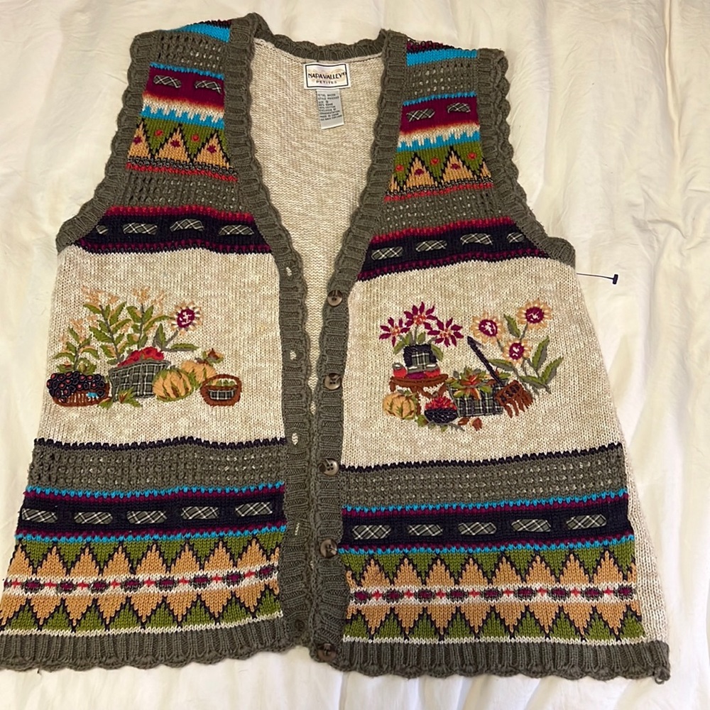 VINTAGE fall Sweater vest